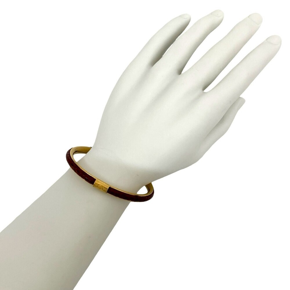 GUCCI Red Leather Bracelet